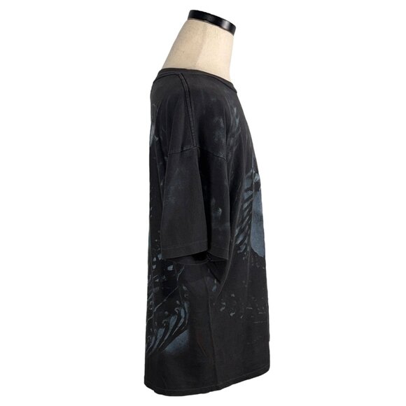 Vintage Pantera Rock Band Distressed All Over Print Graphic T Shirt XL 90's - Picture 4 of 7